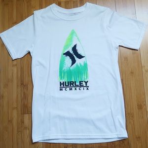 White Graphic Hurley Shirt!